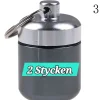 Tradera *** 2 stycken vattentät pillerburk i aluminium pillerbox pillerask ***^ Resetillbehör