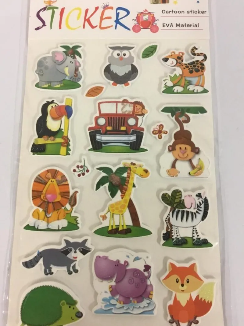 Tradera 1 ark klistermärken Stickers> Pyssla & Måla