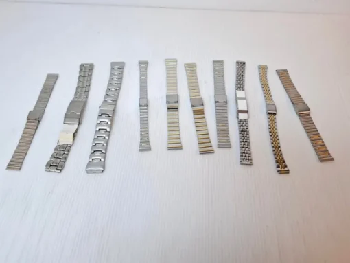 Tradera 10 armband till armbandsur , blandade o olika mått, mönster , längd och modeller^ Tillbehör & Reservdelar