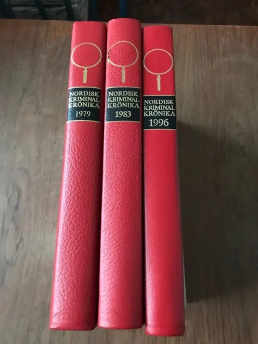 Tradera 3 böcker Nordisk Kriminalhistoria 1979 1983 o 1996> Juridik & Kriminologi