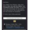 Tradera 1 biljetter till Kent på 3Arena, Stockholm - Söndag 23 Mars 2025> Konserter