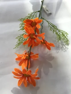 Tradera Konstgjorda Växter<1 Bukett med Orange Blommor
