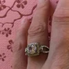 Tradera Ringar<1 KRONA!! Ny vacker ring med gnistrande stenar