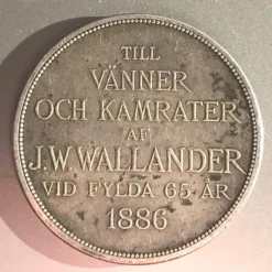 Tradera ## Minnesmynt J.W.Wallander . ##^ Övrigt Mynt & Sedlar