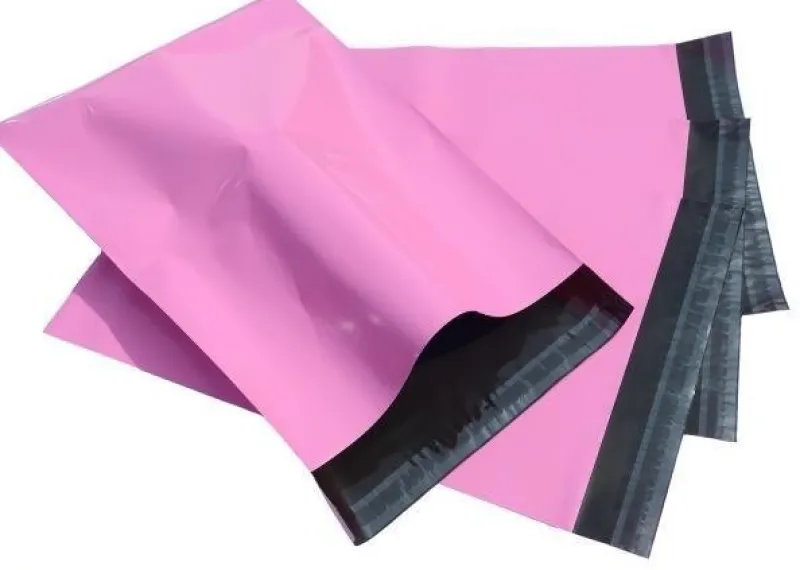 Tradera Frakt & Förpackning<100 Postorderpåsar Rosa 2XL 35x56cm. FRAKTFRITT!