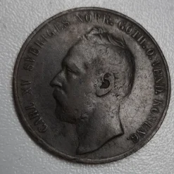 Tradera 5 öre 1867^ Svenska Mynt