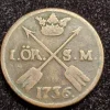 Tradera 1 öre SM 1736^ Svenska Mynt