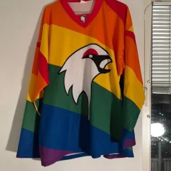 Tradera Sportmemorabilia<2014 Regnbågströja Kiruna IF - HBT -