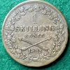 Tradera 1 Skilling Banco^ Svenska Mynt