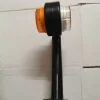 Tradera 2 st LED Sidomarkeringljus Gummiarm Böjd, Vä & hö sida, Gul/Vit^ Lastbilar & Bussar