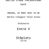 Tradera 4 st Ståplatsbiljetter Kent 26/3 2025> Konserter