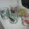 Tradera 5 st Whiskyglas - Queen Anne, Vat 69, White Horse. Retro 70-talet> Glas
