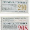 Tradera Lotter & Lottsedlar<2 stycken gamla Penninglotter från 1956