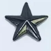 Tradera Smyckestillbehör<8 stycken nitar, stjärna, pentagram. Gun metal (13 * 4 mm).