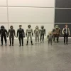 Tradera Star Wars<11 stycken vintage Star wars figurer lektskick