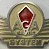 Tradera Skyltar<AGA Baltic System, metallskylt med skruvfäste