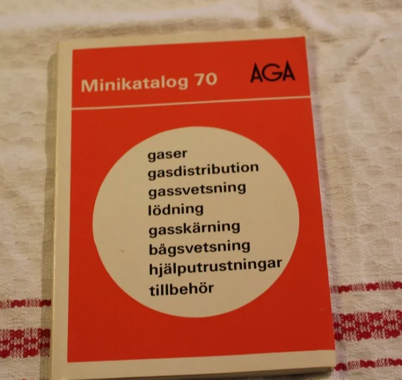 Tradera Technica & Nautica<AGA MINIKATALOG 70. PRODUKTKATALOG.