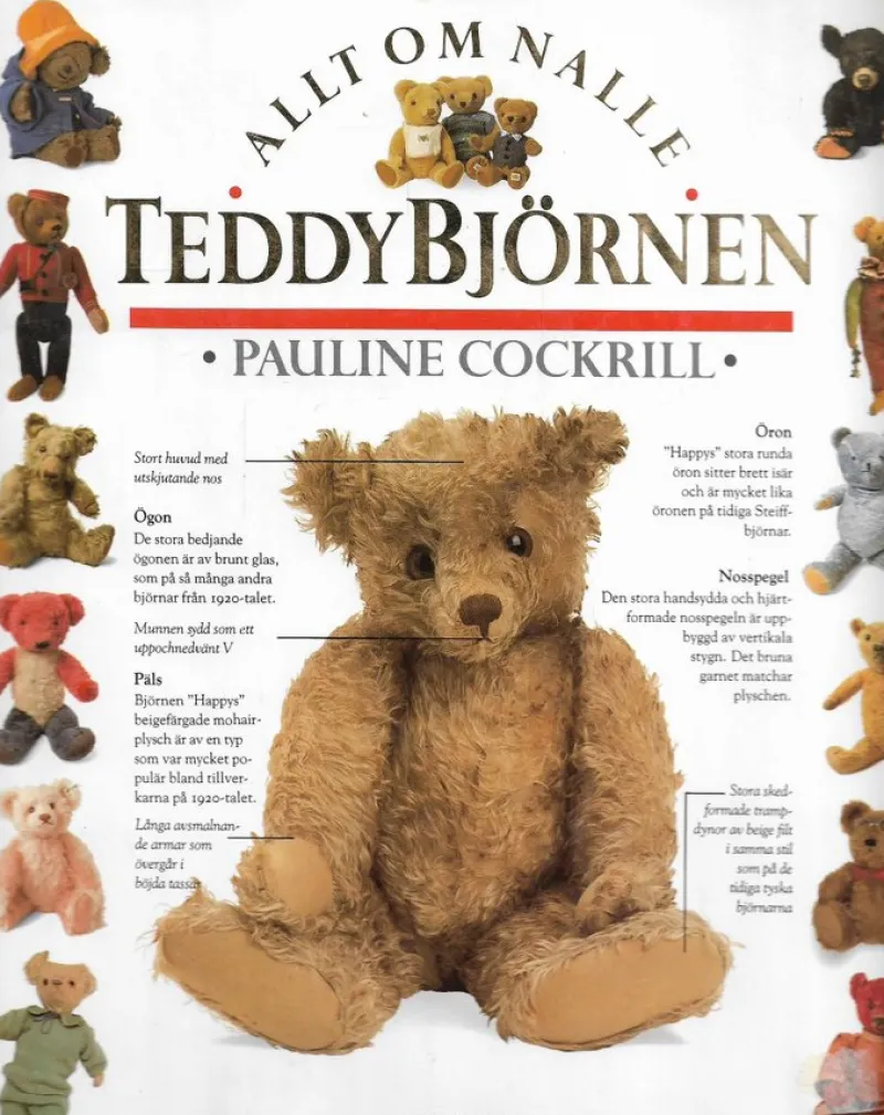 Tradera Nalle- & Teddybjörnar<ALLT OM NALLE TEDDYBJÖRNEN av Pauline Cockrill