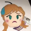 Tradera Angry princess Emoji Disney Figure^ Disney