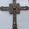 Tradera Antikt. Kors i Järn från ett Belgiskt Kloster. Ut 1:-> Ikoner & Religiösa Föremål