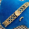 Tradera Armdands Ur med cirkulärt armband. Nybytt batteri.^ Armbandsur