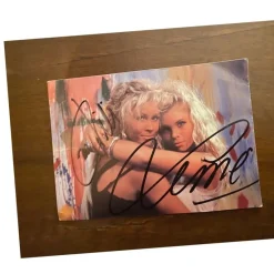 Tradera Autografkort Lili & Susie^ Autografer