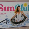 Tradera Vattensport<Badring Däck 115cm Stor (Sunclub) Svart/Vit Ny