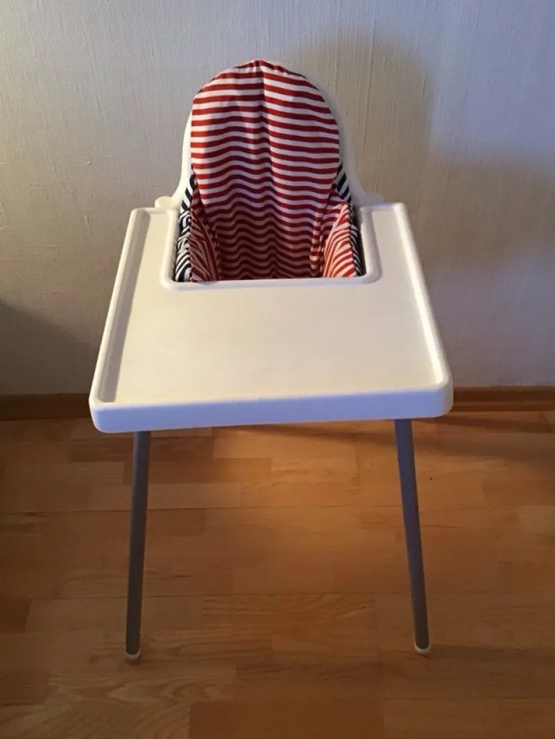 Tradera BARNMATSTOL MED DYNA, EN SKÖTBÄDD> Barn- & Babystolar