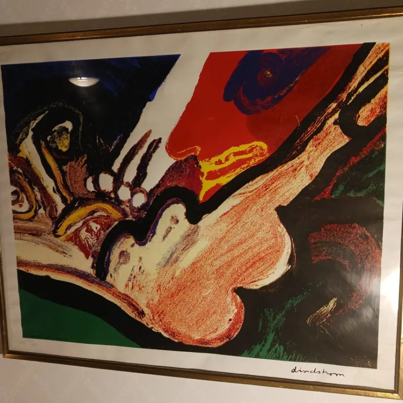 Tradera Bengt Lindström- Venus fall - färglitografi^ Grafik & Teckningar