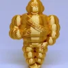 Tradera Bibendum - Michelin mannen - Gold Edition^ Bensinia