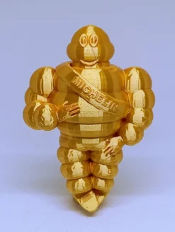 Tradera Bibendum - Michelin mannen - Gold Edition^ Bensinia