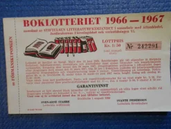 Tradera Lotter & Lottsedlar<Boklotteriet 1966-67