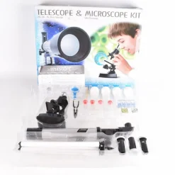 Tradera BR Teleskop & Microscopekit Leksak 8+^ Mikroskop
