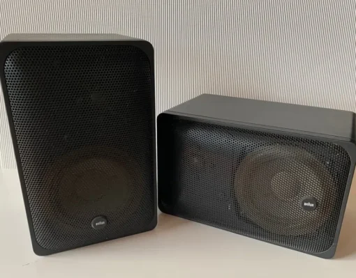 Tradera Braun L200 kompakta högtalare Design Dieter Rams^ Högtalare