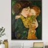 Tradera Canvas Poster Mor Barn 40x30^ Posters