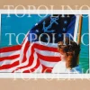 Tradera Carola Häggkvist Miami Florida USA Navy flagga 1986 foto fotografi^ Fotokonst