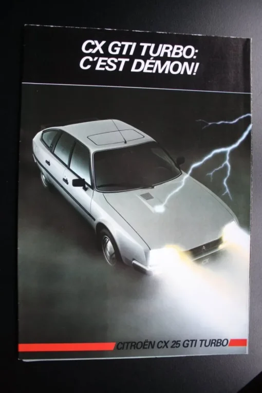 Tradera Citroën CX 25 GTI Turbo Broschyr, Frankrike> Fordonslitteratur