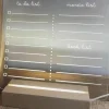Tradera 20cm X 20cm Elegant anslagstavla akryl dekorativ LED-nattlampa med penna> Inredning Barnrum