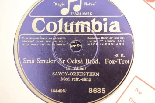 Tradera Col 8635 - Savoyorkestern ^ Stenkakor