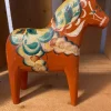 Tradera Dalahäst delade öron 16 cm hög^ Dalahästar
