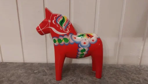 Tradera Dalahäst från Grannas 20 cm^ Dalahästar