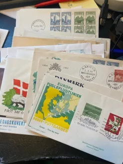 Tradera Danmark ca 75 FDC mest mellan 1942-1955 + ett fåtal modernare> Norden