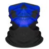 Tradera Dödskallemask - Blå - Paintball - Scarf - Bandana - Halsduk^ Maskeradkläder