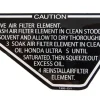Tradera Dekal filter caution Honda MB / MT^ Mopeder & Delar