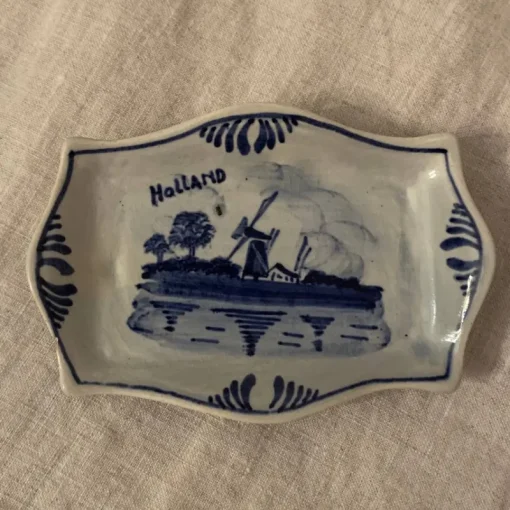 Tradera Delfts blue minifat, Holland Handpainted> Keramik & Porslin, Utländskt