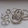 Tradera Detaljer i 925 sterling silver : öppna ringar + splitringar / Silverdetaljer^ Smyckestillverkning