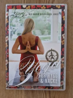 Tradera Yoga<DVD Yoga för rygg & nacke med Karin Björkegren Jones