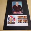 Tradera Dwight D. Eisenhower WWII fotografi & USA FDC med passepartout^ Nordamerika