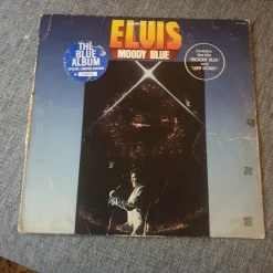 Tradera Allt På Bilden<Elvis - Moody Blue (LP) ENDAST PÄRM