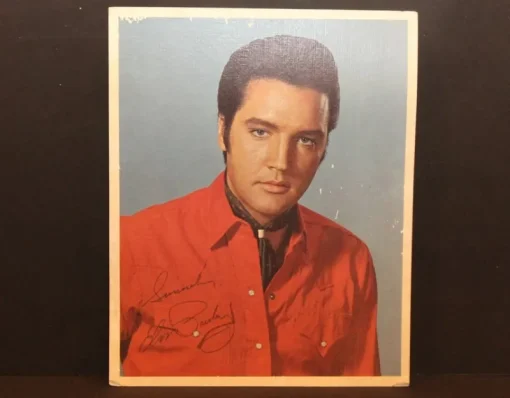 Tradera Elvis Presley in Memphis Bonusfoto från 1969^ Musiktillbehör